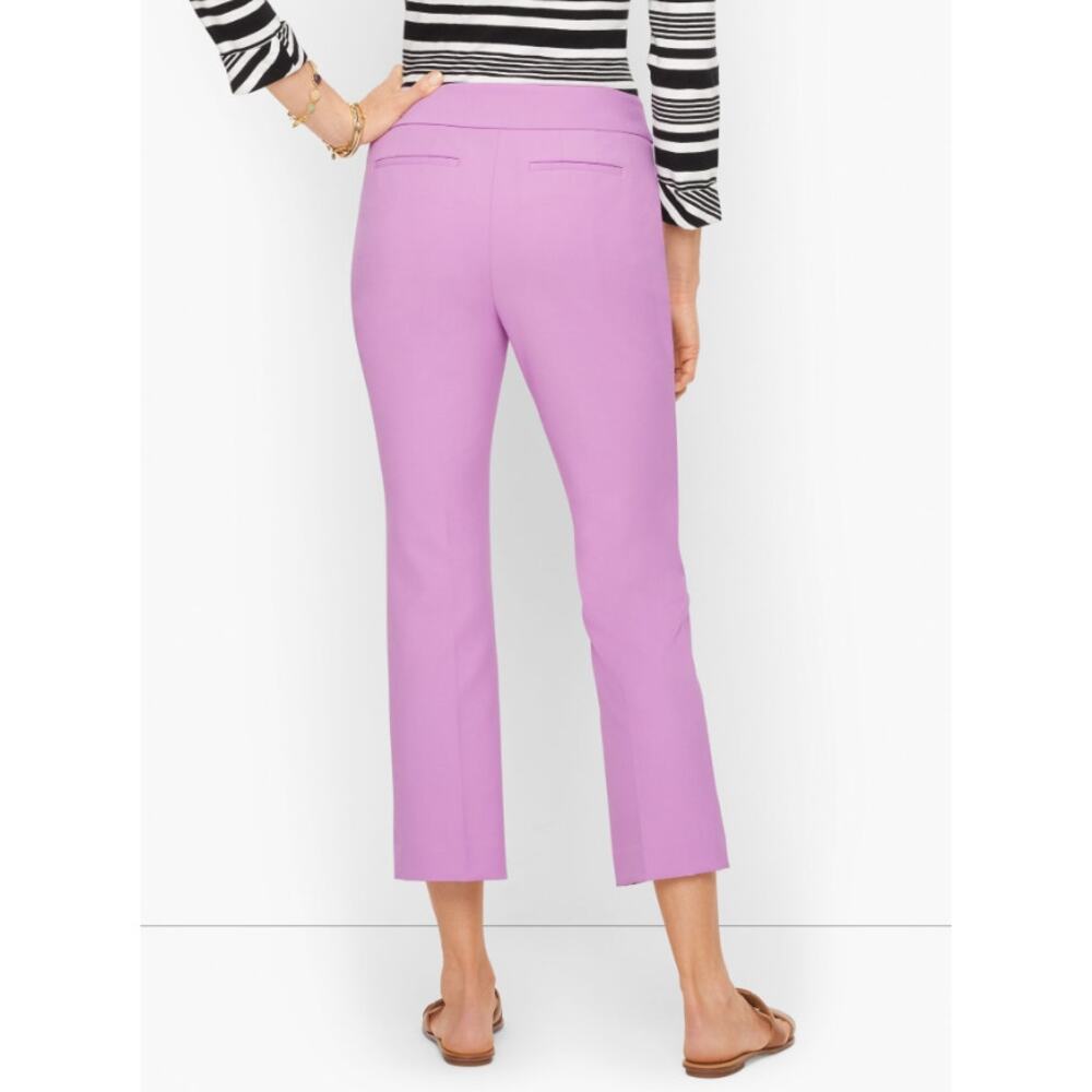 Talbots Orchid Ankle Pants Size 12 Stretch Straight Leg Career - Picture 4 of 8